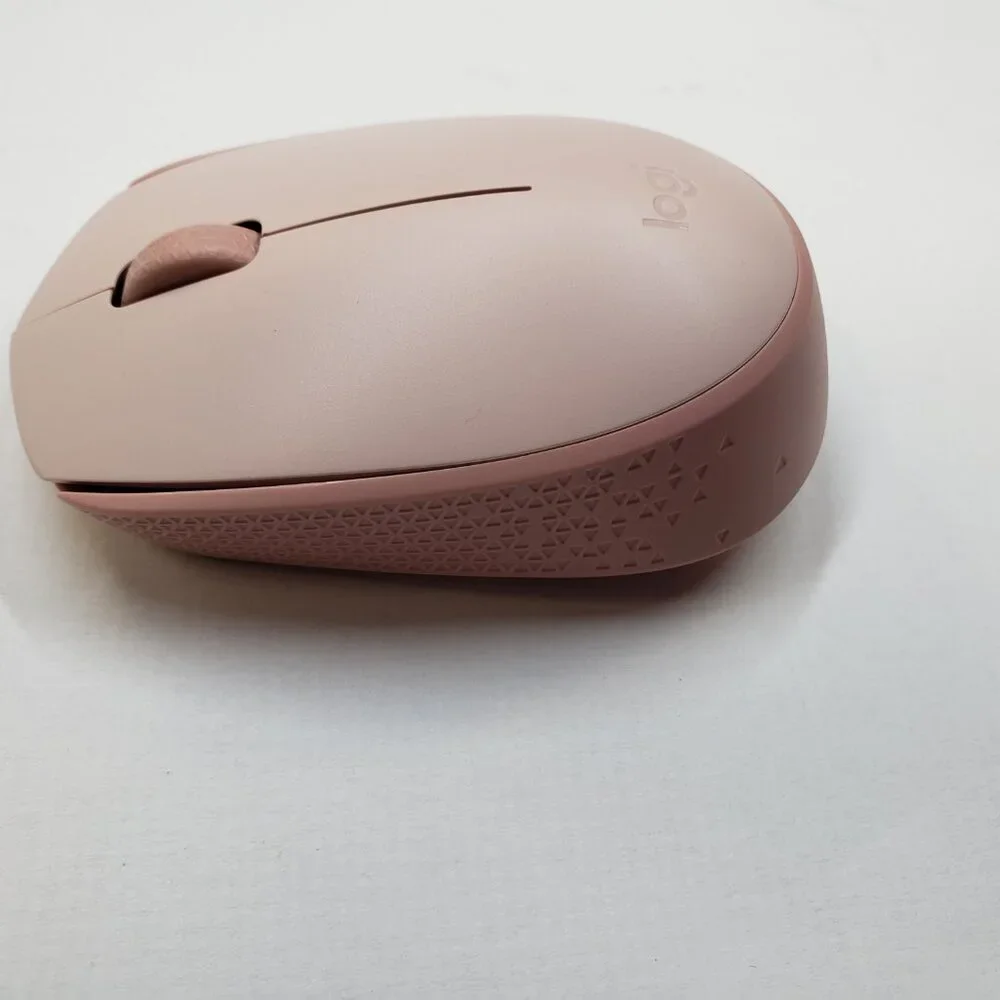 Logitech M170 Wireless Mouse - Rose Pink. 33ft range USB Dongle
